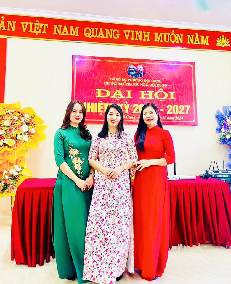 ĐẠI HỘI CHI BỘ TRƯỜNG TIỂU HỌC ĐỘI CUNG NHIỆM KỲ 2025-2027