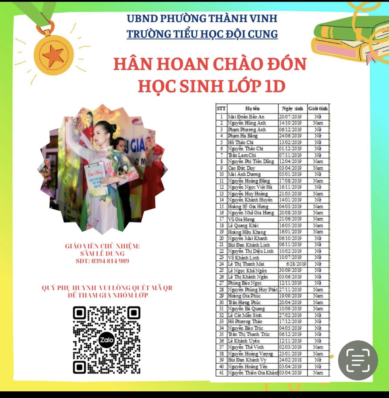 HÂN HOAN CHÀO ĐÓN CÁC BẠN NHỎ SINH NĂM 2019 ĐẾN VỚI TRƯỜNG TIỂU HỌC ĐỘI CUNG THÂN YÊU!