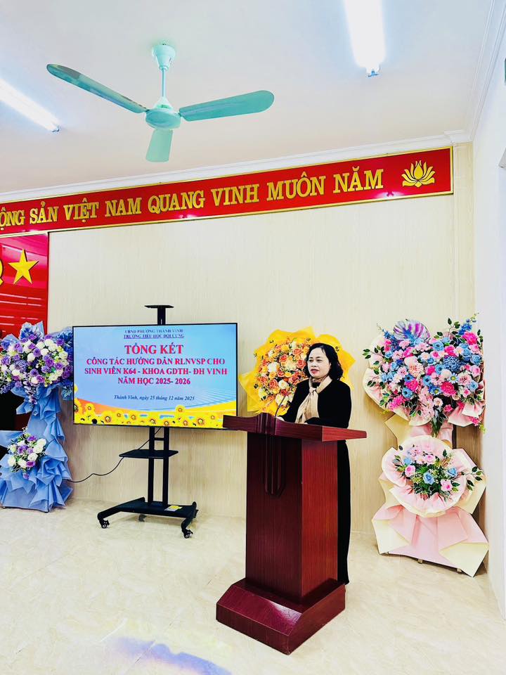 TỔNG KẾT CÔNG TÁC HƯỚNG DẪN RLNVSP CHO SINH VIÊN K64, ĐHV