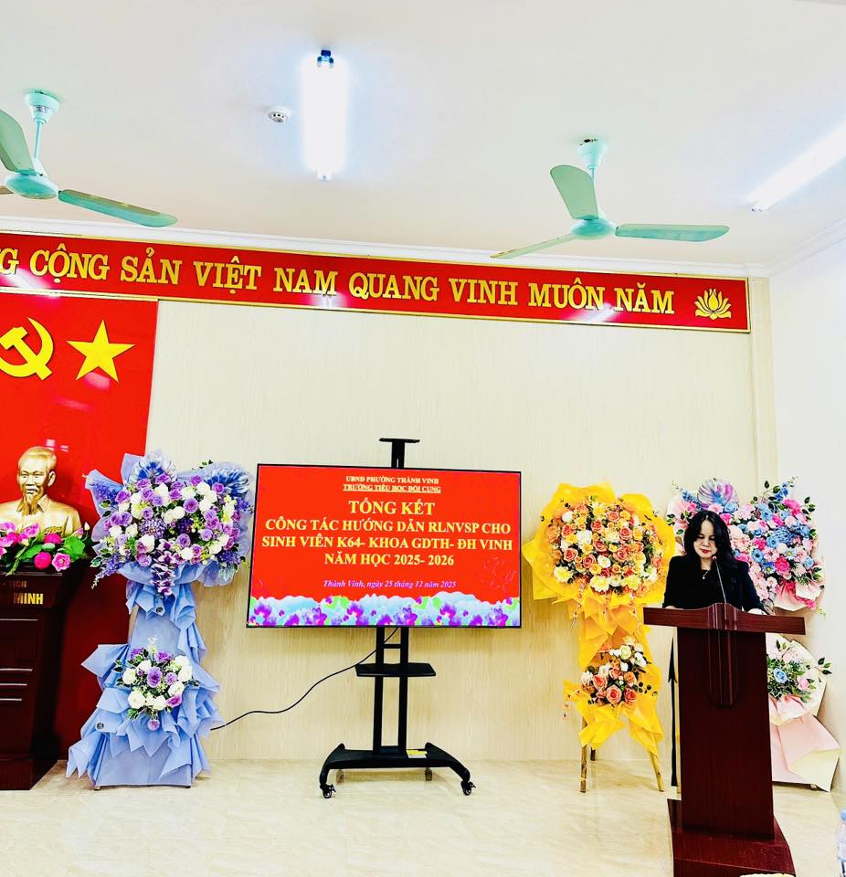 TỔNG KẾT CÔNG TÁC HƯỚNG DẪN RLNVSP CHO SINH VIÊN K64, ĐHV