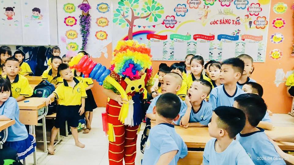 HÂN HOAN CHÀO ĐÓN CÁC BÉ MẦM NON ĐẾN THĂM TRƯỜNG!