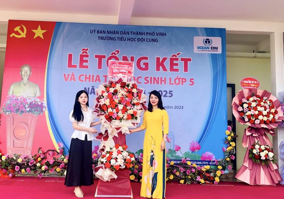 LÊ TỔNG KẾT VÀ CHIA TAY HỌC SINH LỚP 5 NĂM HỌC 2024 - 2025