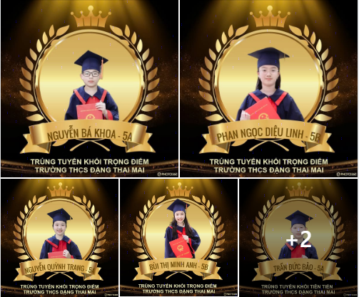 KẾT QUẢ THI TRƯỜNG THCS ĐẶNG THAI MAI NĂM HỌC: 2024-2025