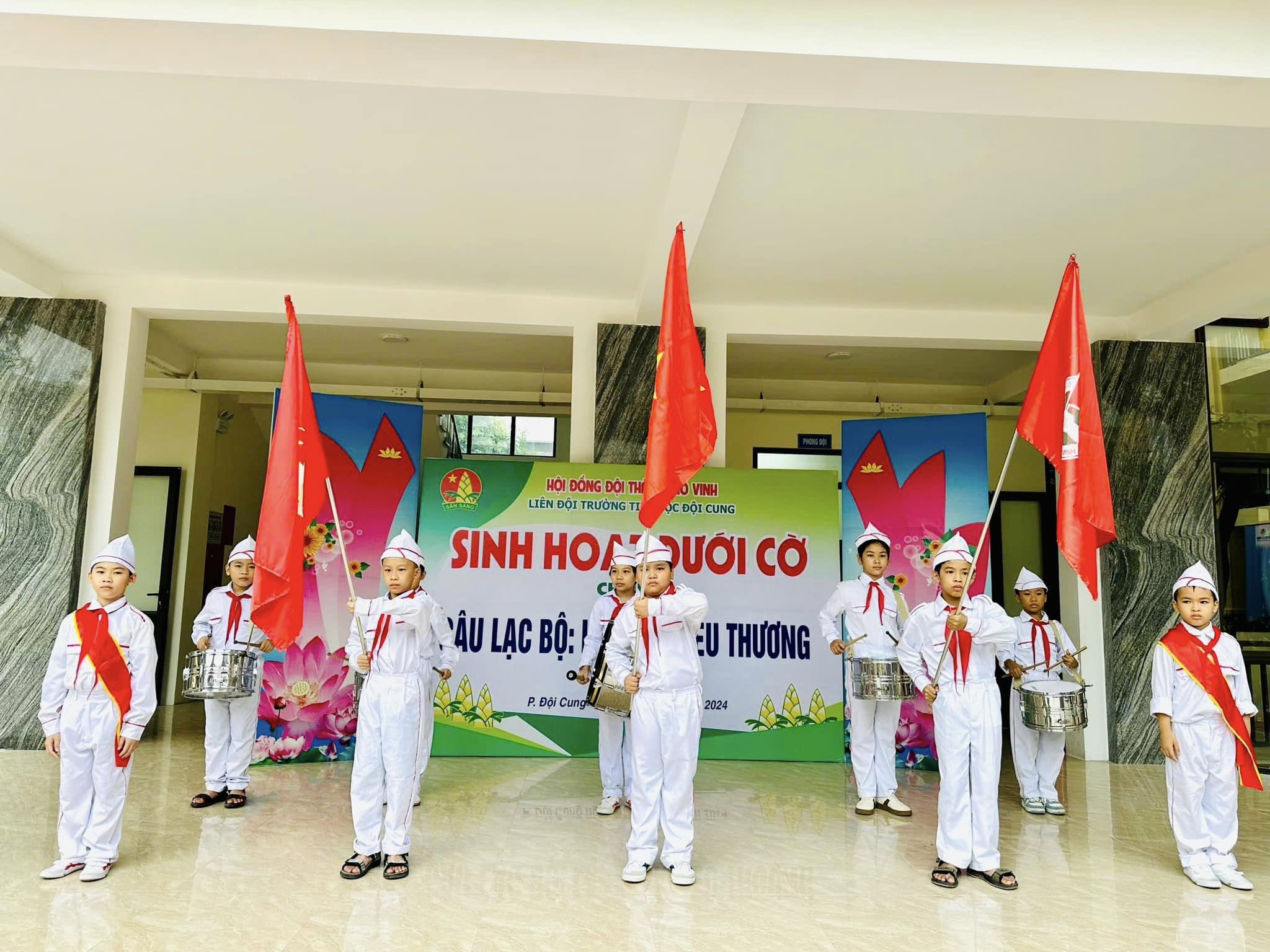 BUỔI SINH HOẠT CHÀO CỜ ĐẦU TUẦN
