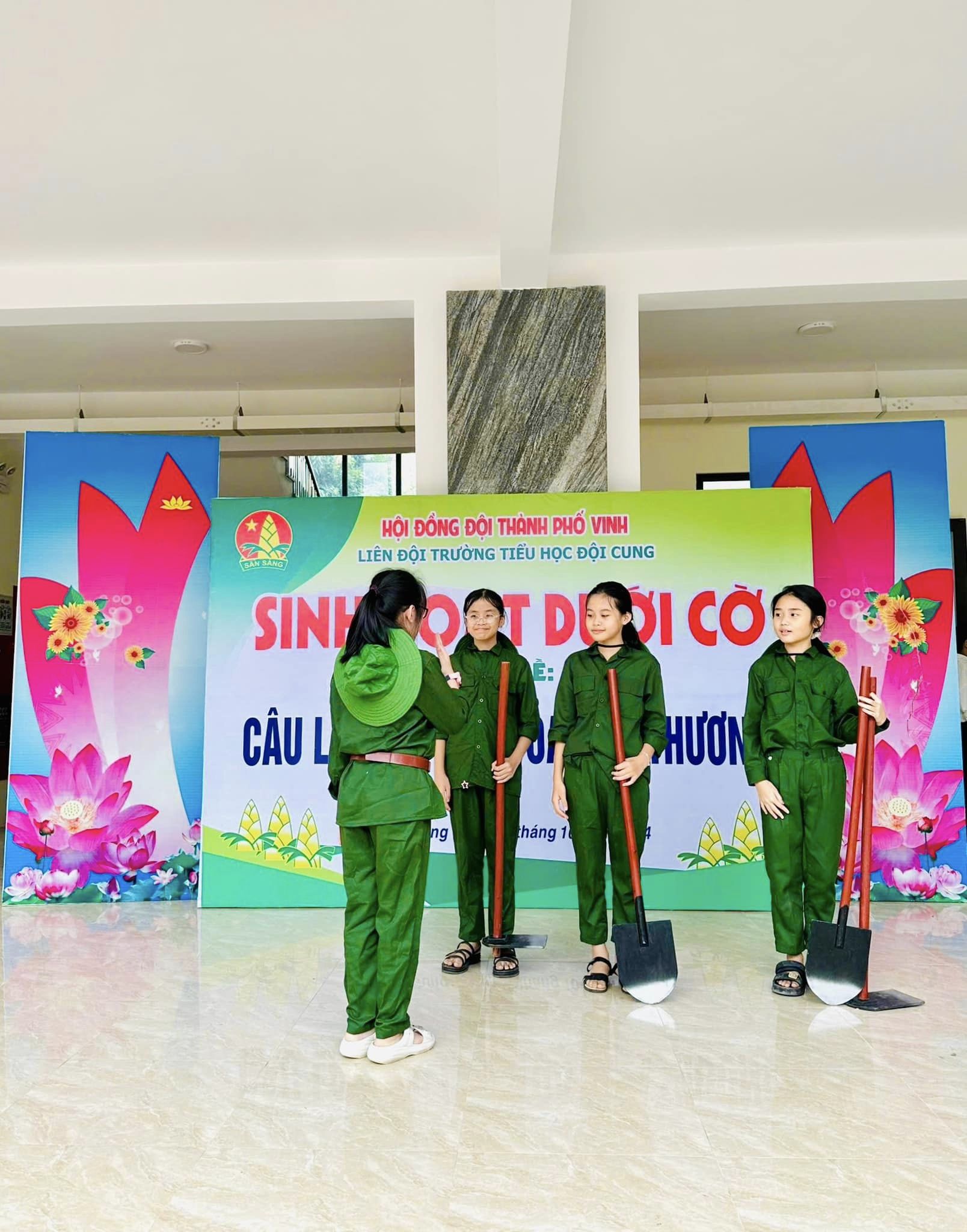 BUỔI SINH HOẠT CHÀO CỜ ĐẦU TUẦN