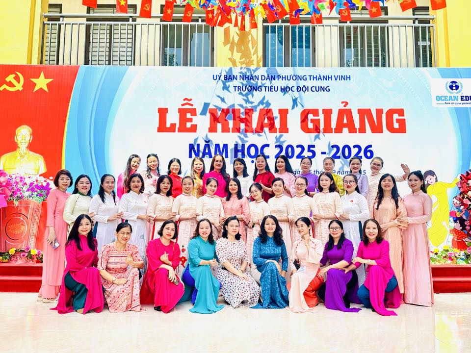 LỄ KHAI GIẢNG NĂM HỌC 2025–2026 & VÀ THAM GIA LỄ KỶ NIỆM 80 NĂM NGÀY THÀNH LẬP BỘ QUỐC GIA GIÁO DỤC (TIỀN THÂN CỦA BỘ GD& ĐT) TẠI TRƯỜNG TH ĐỘI CUNG