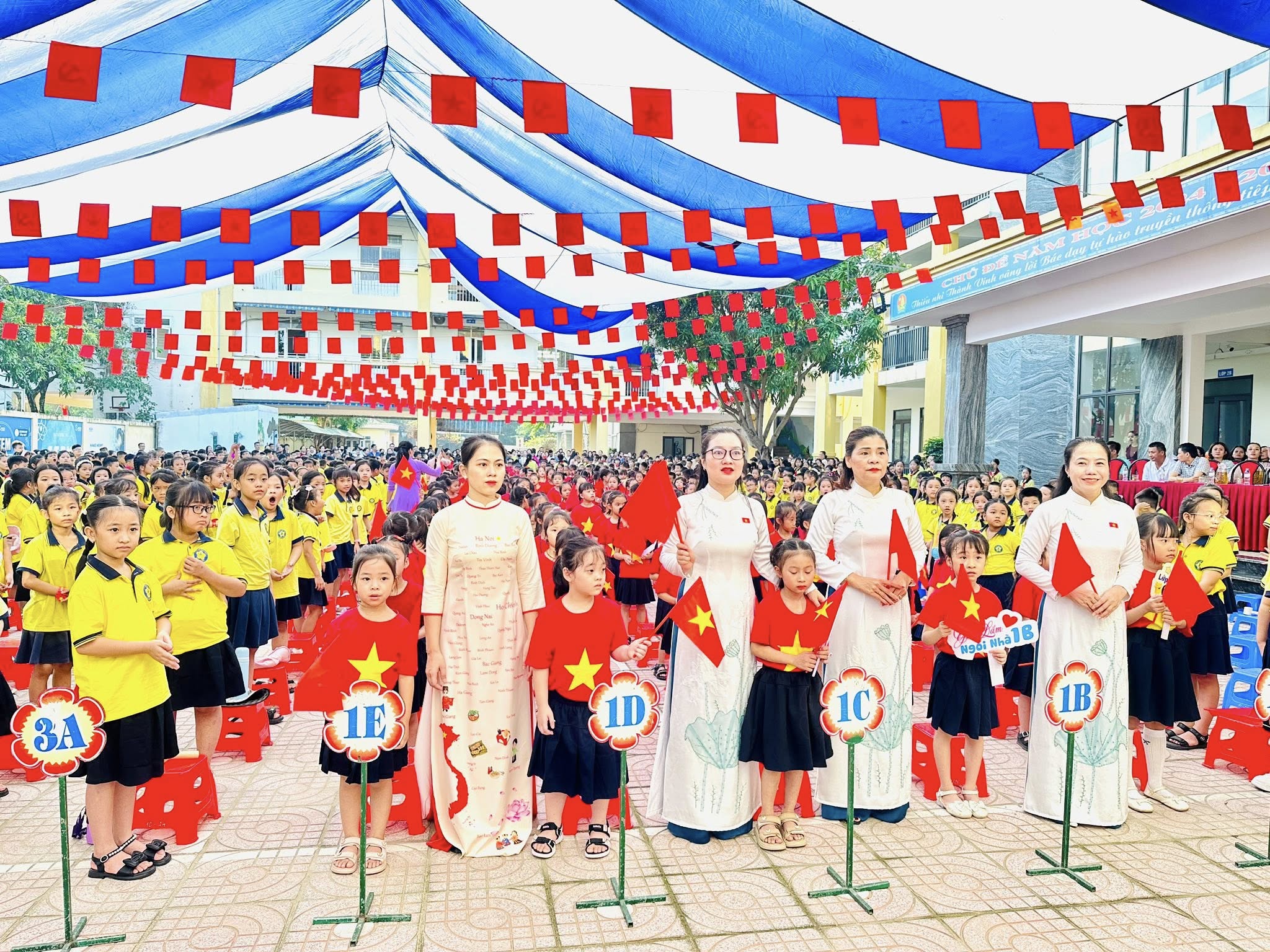 LỄ KHAI GIẢNG NĂM HỌC 2025–2026 & VÀ THAM GIA LỄ KỶ NIỆM 80 NĂM NGÀY THÀNH LẬP BỘ QUỐC GIA GIÁO DỤC (TIỀN THÂN CỦA BỘ GD& ĐT) TẠI TRƯỜNG TH ĐỘI CUNG