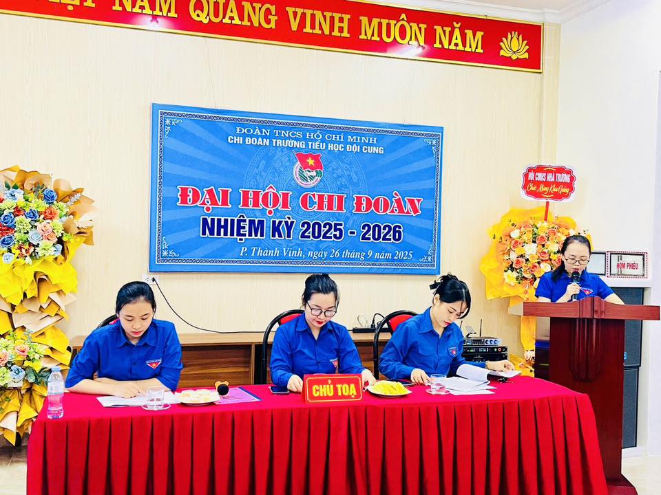 ĐẠI HỘI CHI ĐOÀN NHIỆM KỲ 2025- 2026