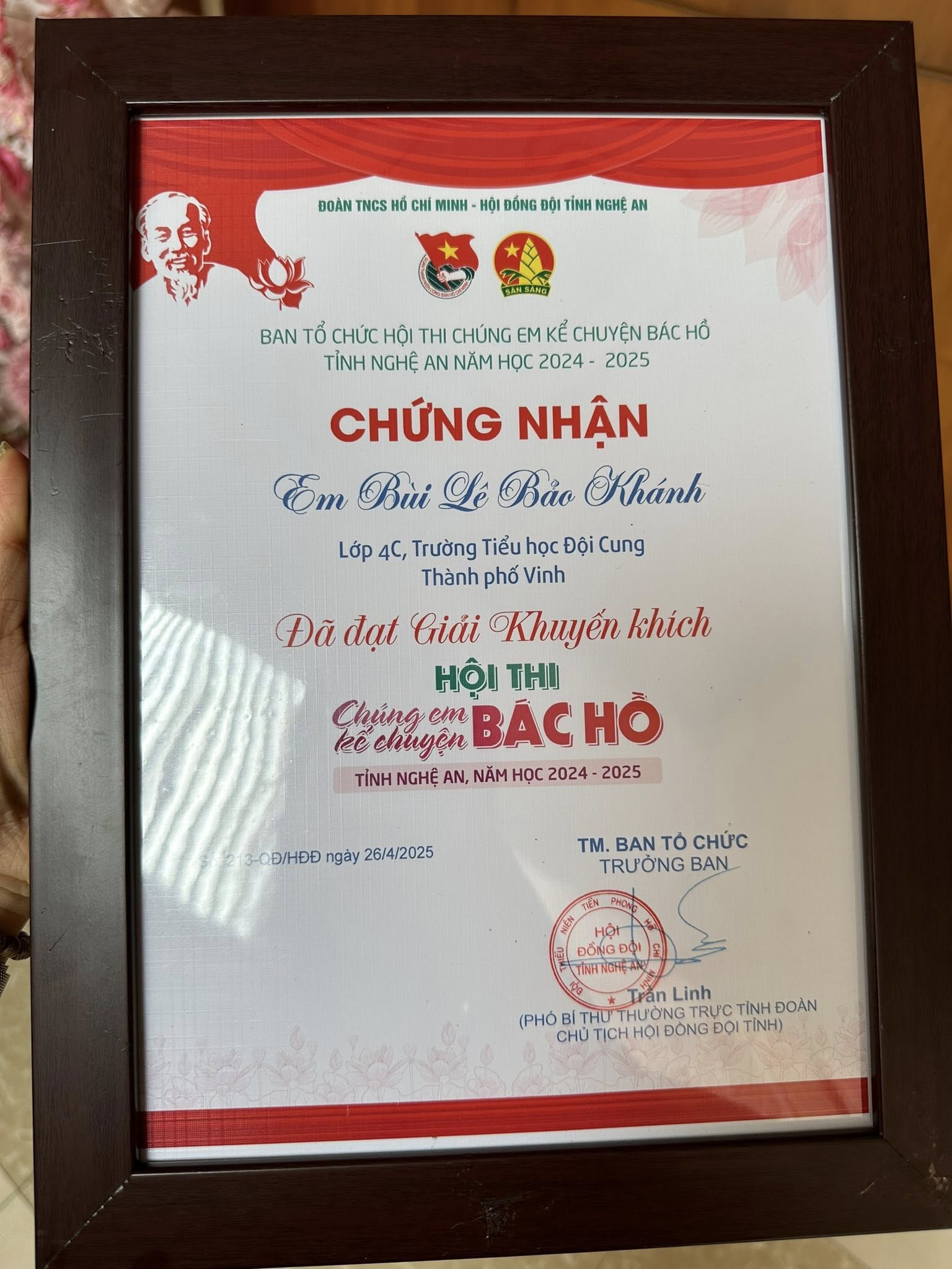 BÙI LÊ BẢO KHÁNH – NGỌN LỬA NHỎ THẮP SÁNG YÊU THƯƠNG TỪ NHỮNG CÂU CHUYỆN VỀ BÁC HỒ