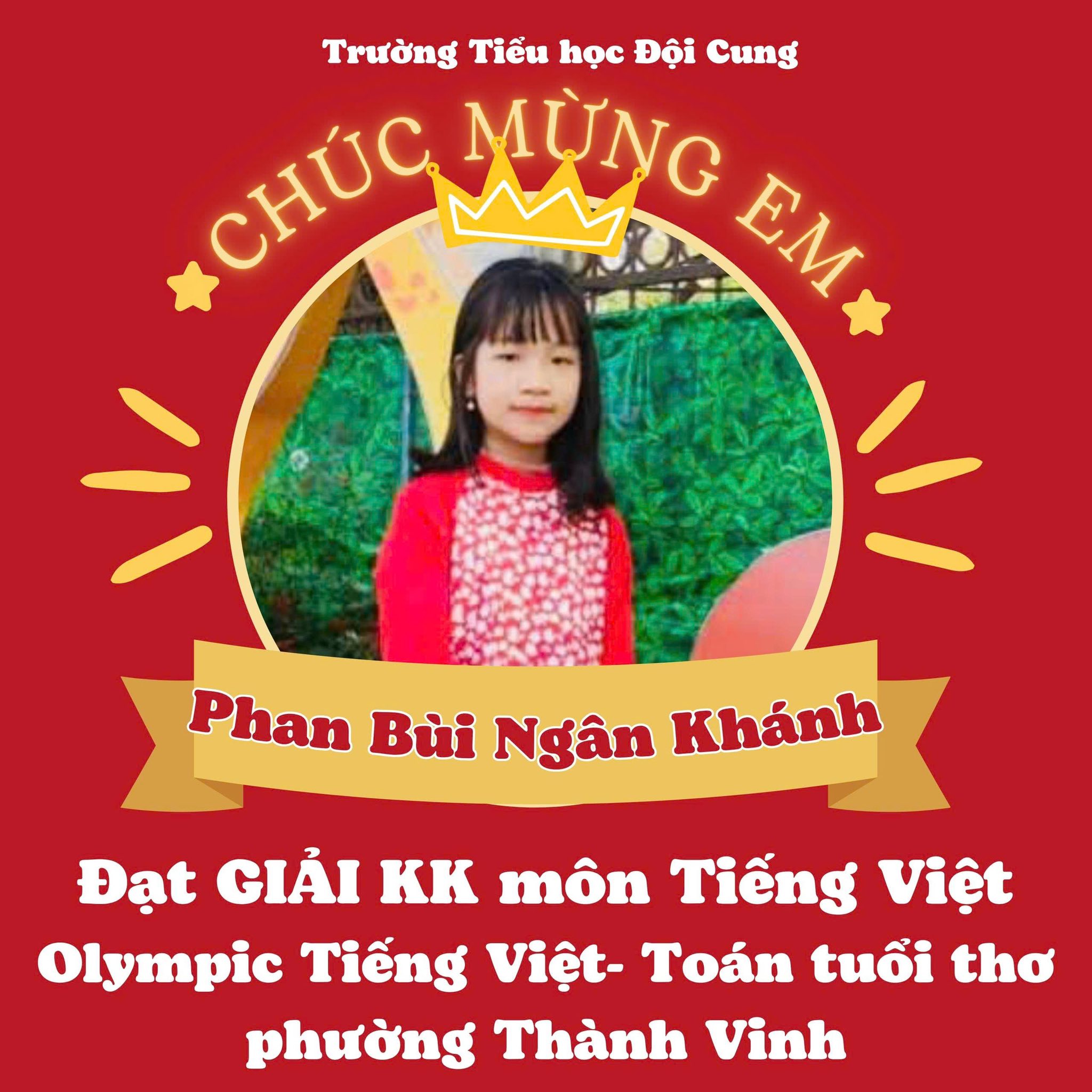 GIEO NỖ LỰC – GẶT VINH QUANG - TỎA SÁNG DƯỚI MÁI TRƯỜNG TIỂU HỌC ĐỘI CUNG