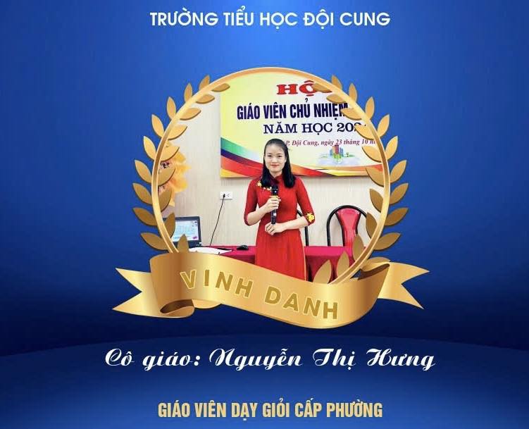 CHÚC MỪNG CÁC GIÁO VIÊN ĐẠT DANH HIỆU “ GIÁO VIÊN DẠY GIỎI CẤP PHƯỜNG”