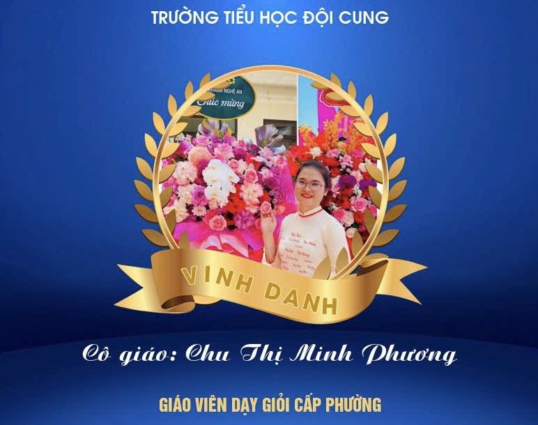 CHÚC MỪNG CÁC GIÁO VIÊN ĐẠT DANH HIỆU “ GIÁO VIÊN DẠY GIỎI CẤP PHƯỜNG”