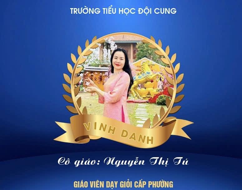 CHÚC MỪNG CÁC GIÁO VIÊN ĐẠT DANH HIỆU “ GIÁO VIÊN DẠY GIỎI CẤP PHƯỜNG”