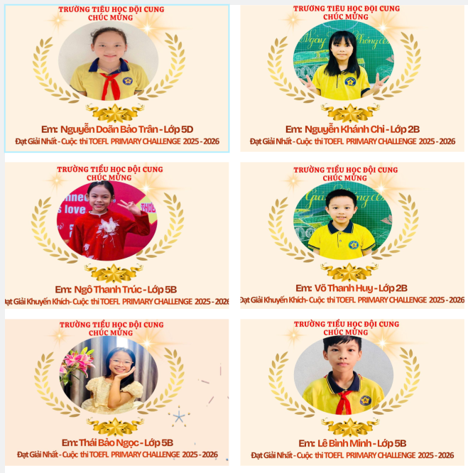VIẾT TIẾP NIỀM VUI – TỎA SÁNG CÙNG TOEFL PRIMARY CHALLENGE