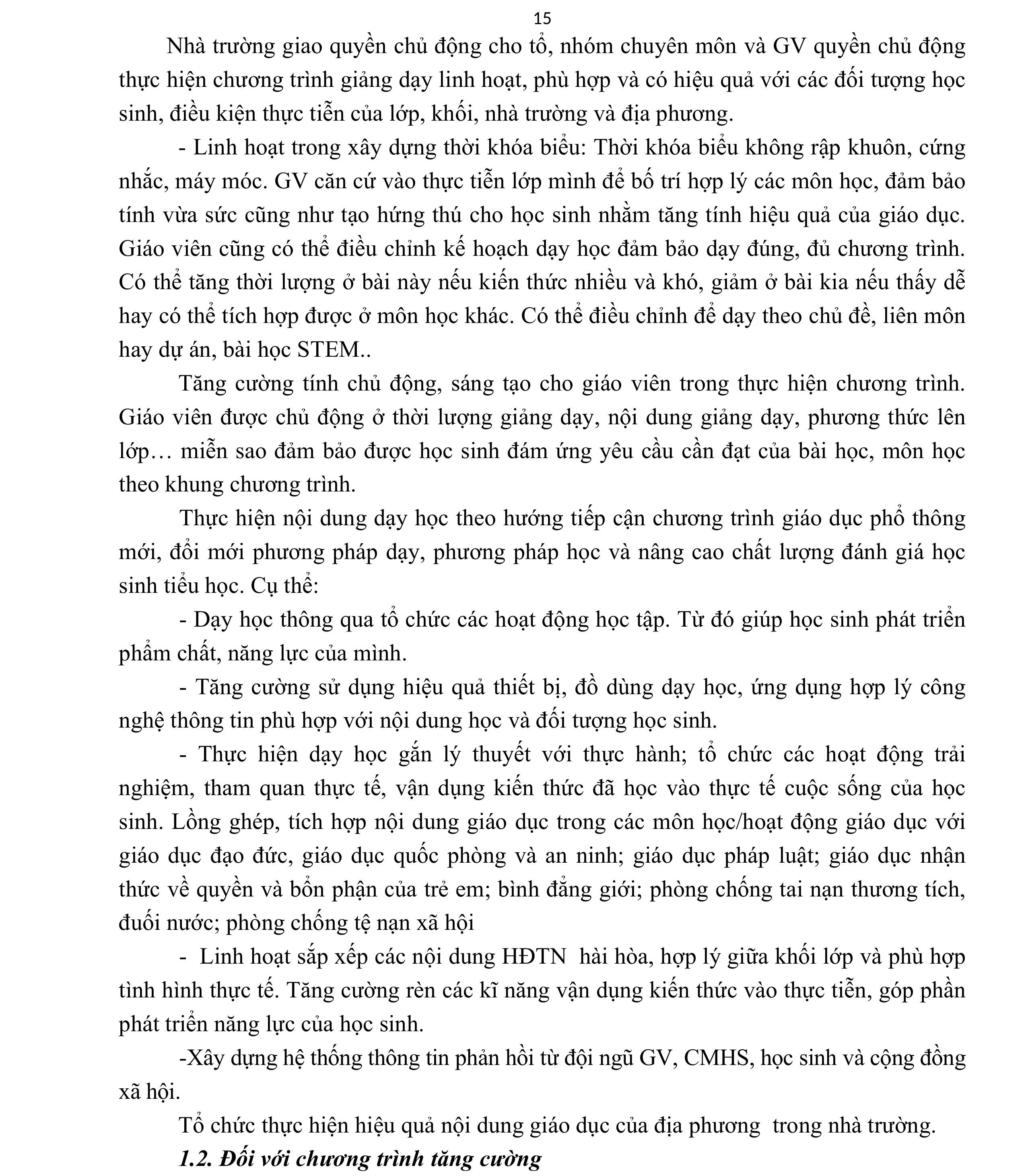 KẾ HOẠCH GIÁO DỤC NHÀ TRƯỜNG NĂM HỌC 2025 - 2026