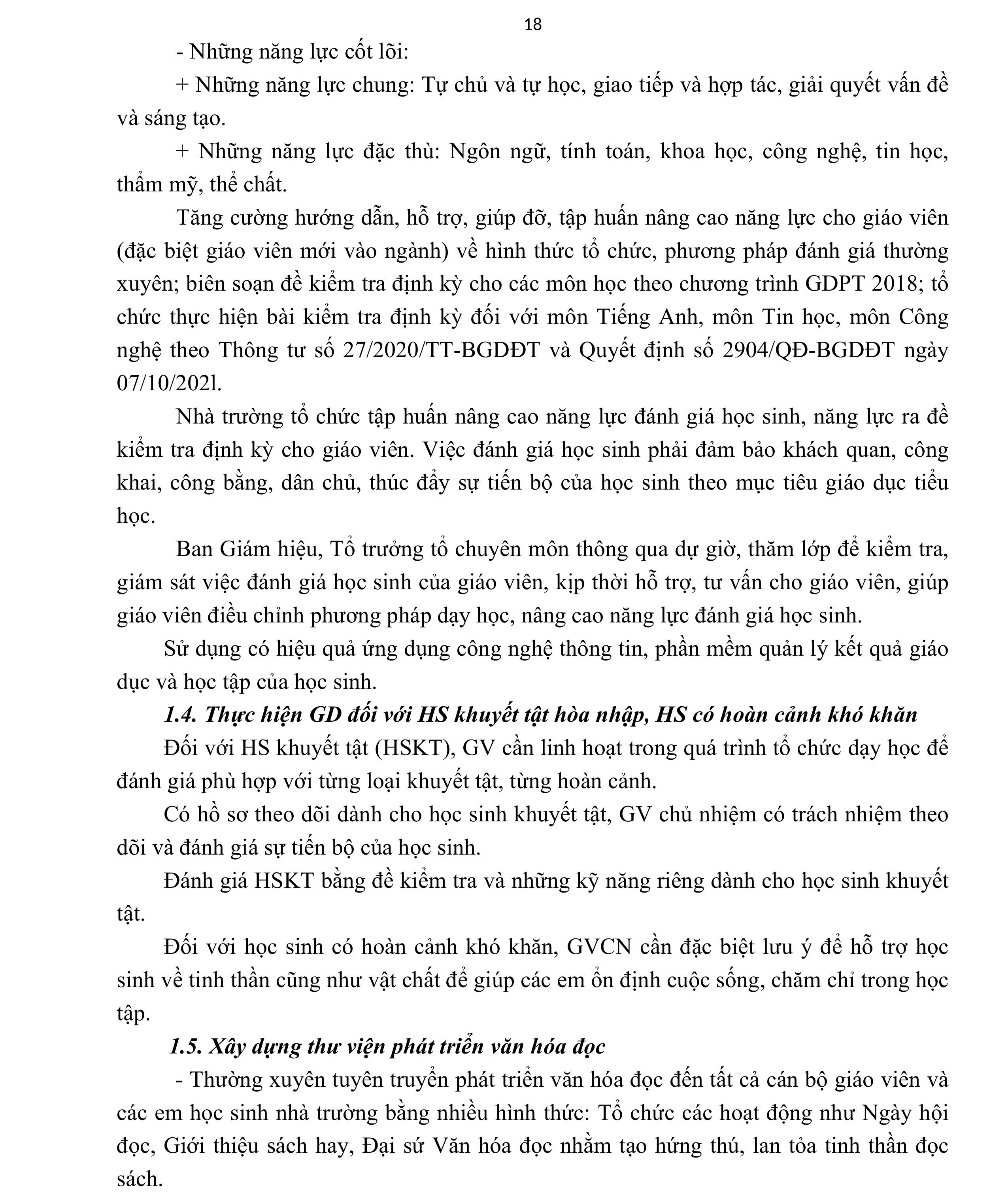 KẾ HOẠCH GIÁO DỤC NHÀ TRƯỜNG NĂM HỌC 2025 - 2026