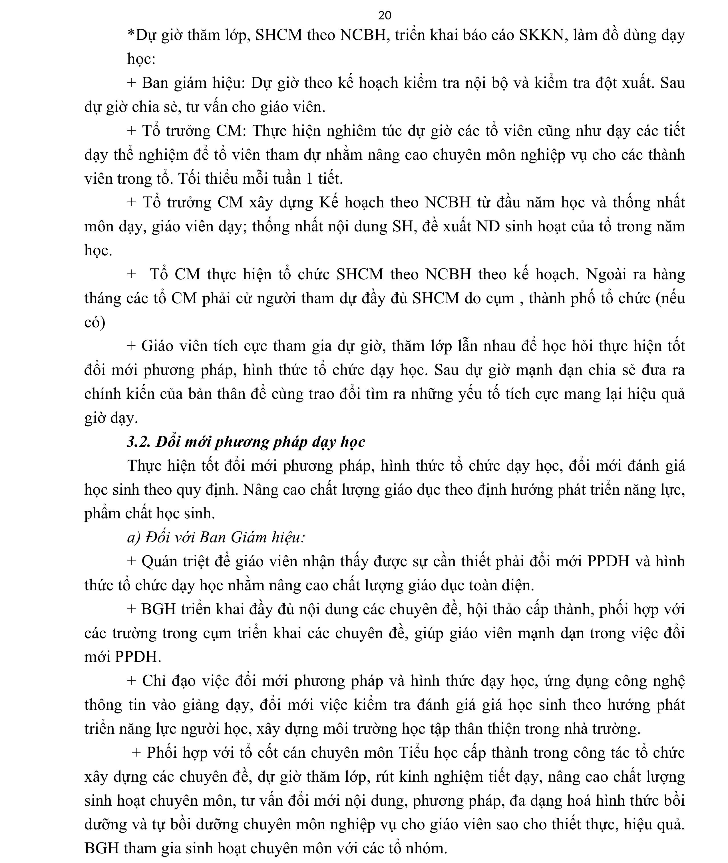 KẾ HOẠCH GIÁO DỤC NHÀ TRƯỜNG NĂM HỌC 2025 - 2026