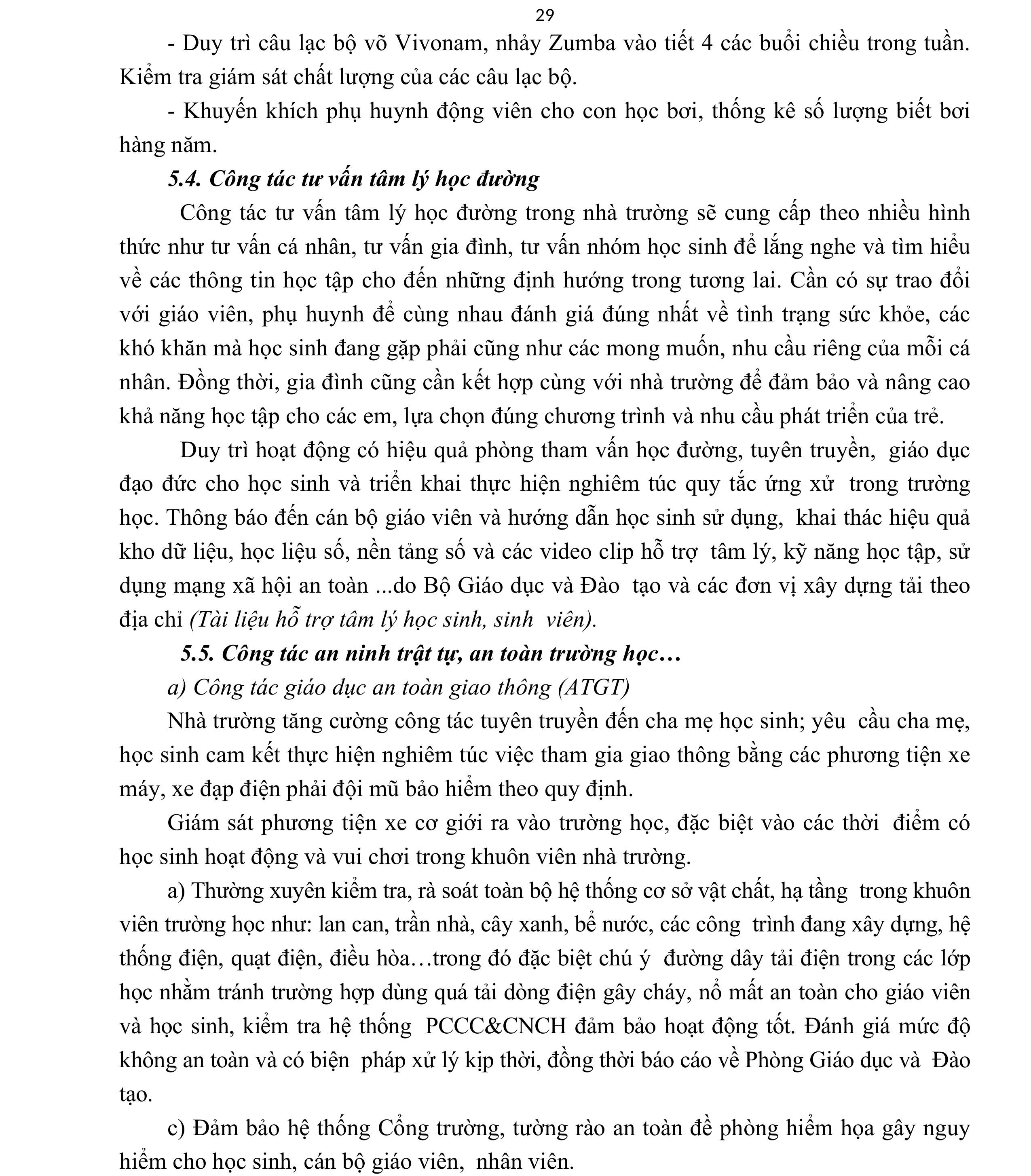 KẾ HOẠCH GIÁO DỤC NHÀ TRƯỜNG NĂM HỌC 2025 - 2026