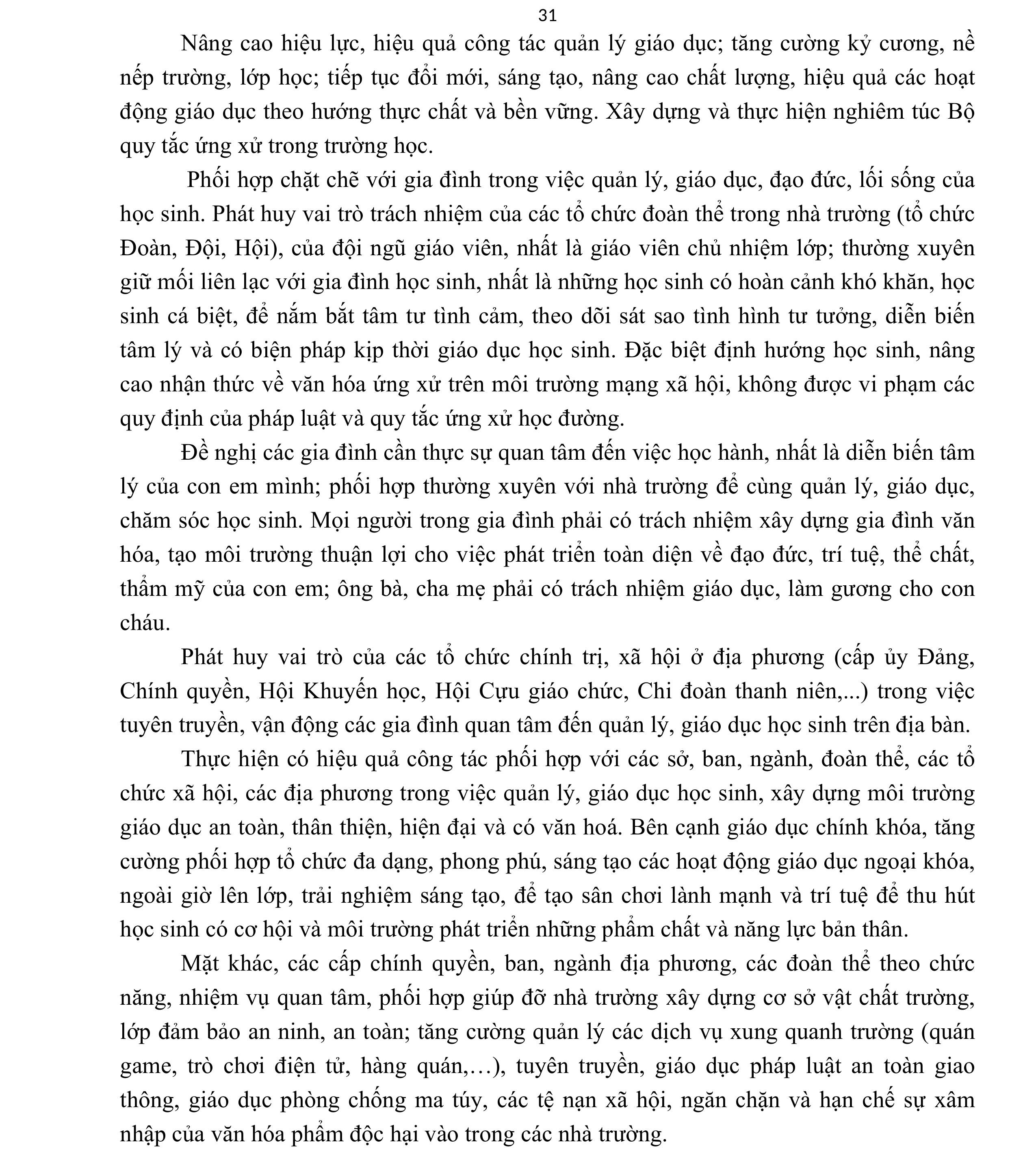 KẾ HOẠCH GIÁO DỤC NHÀ TRƯỜNG NĂM HỌC 2025 - 2026