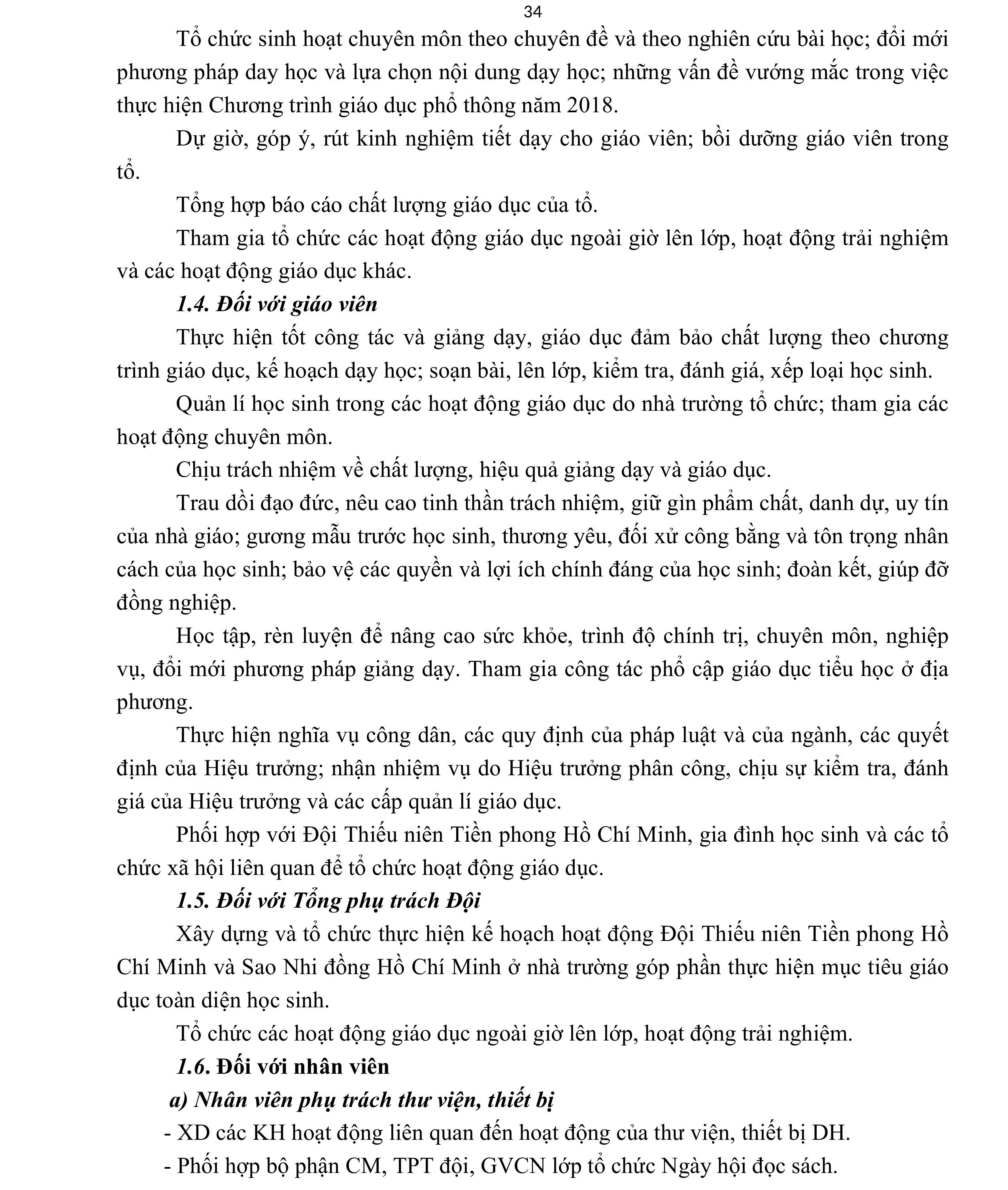 KẾ HOẠCH GIÁO DỤC NHÀ TRƯỜNG NĂM HỌC 2025 - 2026