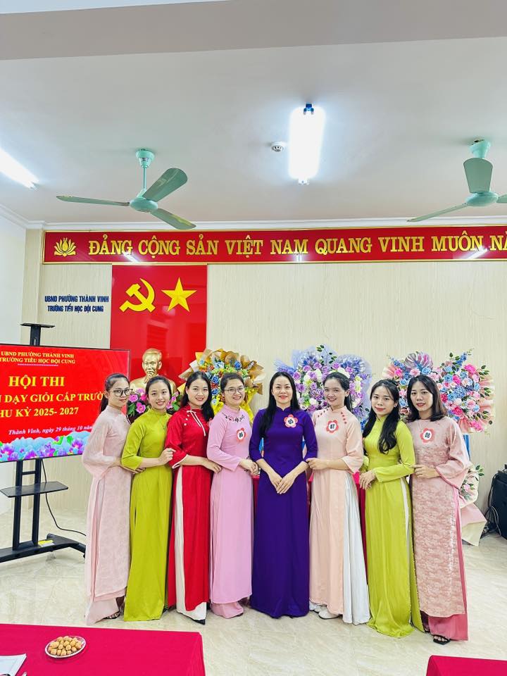 HỘI THI GIÁO VIÊN DẠY GIỎI CẤP TRƯỜNG NĂM HỌC 2025–2026 – THÀNH CÔNG TỐT ĐẸP!