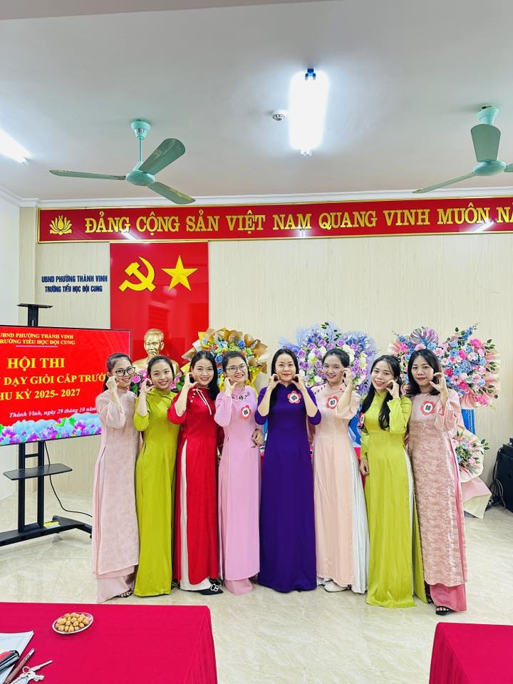 HỘI THI GIÁO VIÊN DẠY GIỎI CẤP TRƯỜNG NĂM HỌC 2025–2026 – THÀNH CÔNG TỐT ĐẸP!