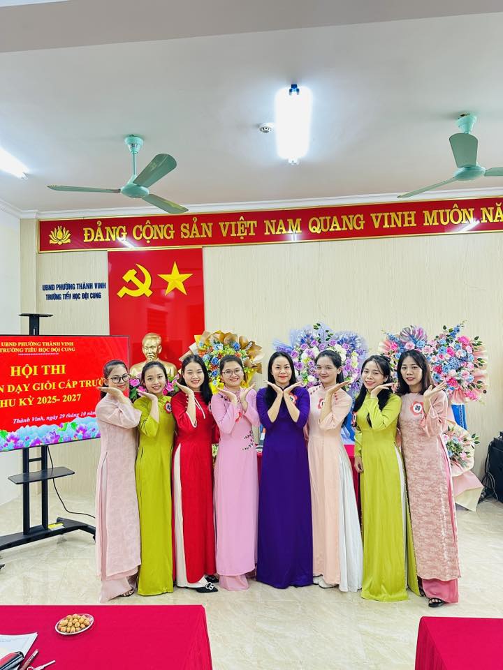 HỘI THI GIÁO VIÊN DẠY GIỎI CẤP TRƯỜNG NĂM HỌC 2025–2026 – THÀNH CÔNG TỐT ĐẸP!