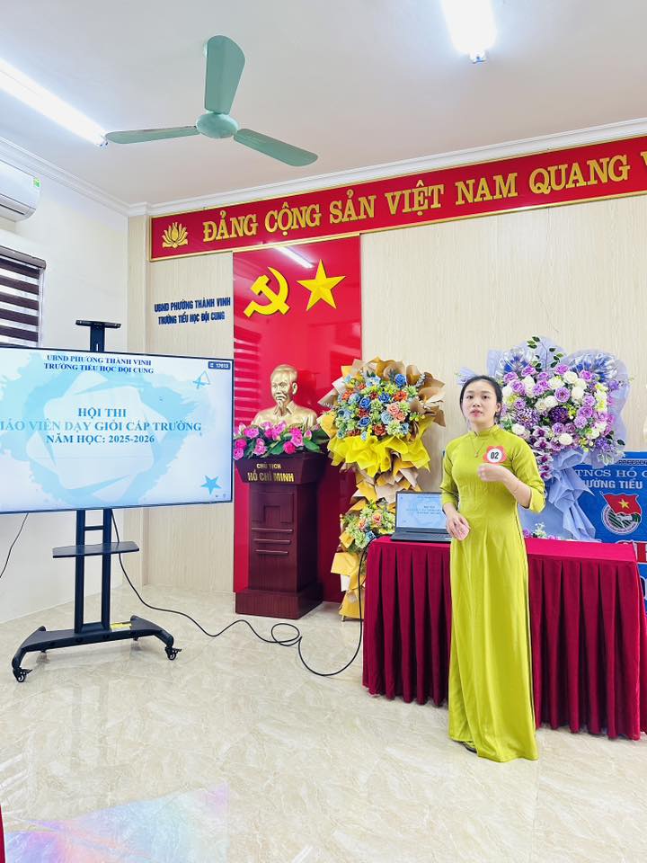 HỘI THI GIÁO VIÊN DẠY GIỎI CẤP TRƯỜNG NĂM HỌC 2025–2026 – THÀNH CÔNG TỐT ĐẸP!