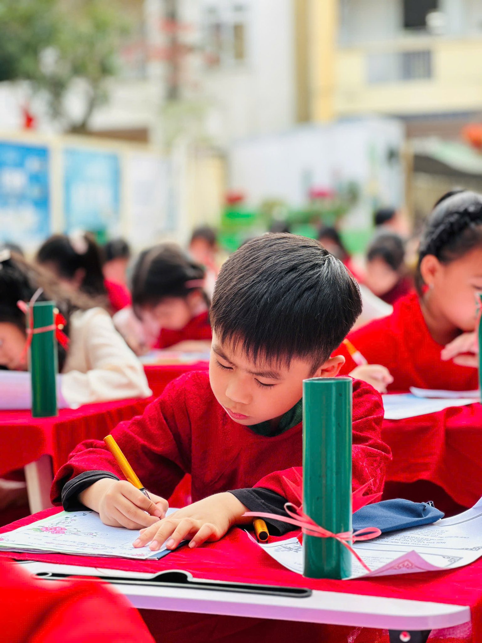 HỘI THI VIẾT CHỮ ĐẸP – “SẮC XUÂN TRONG TỪNG NÉT CHỮ” NĂM HỌC 2025 - 2026