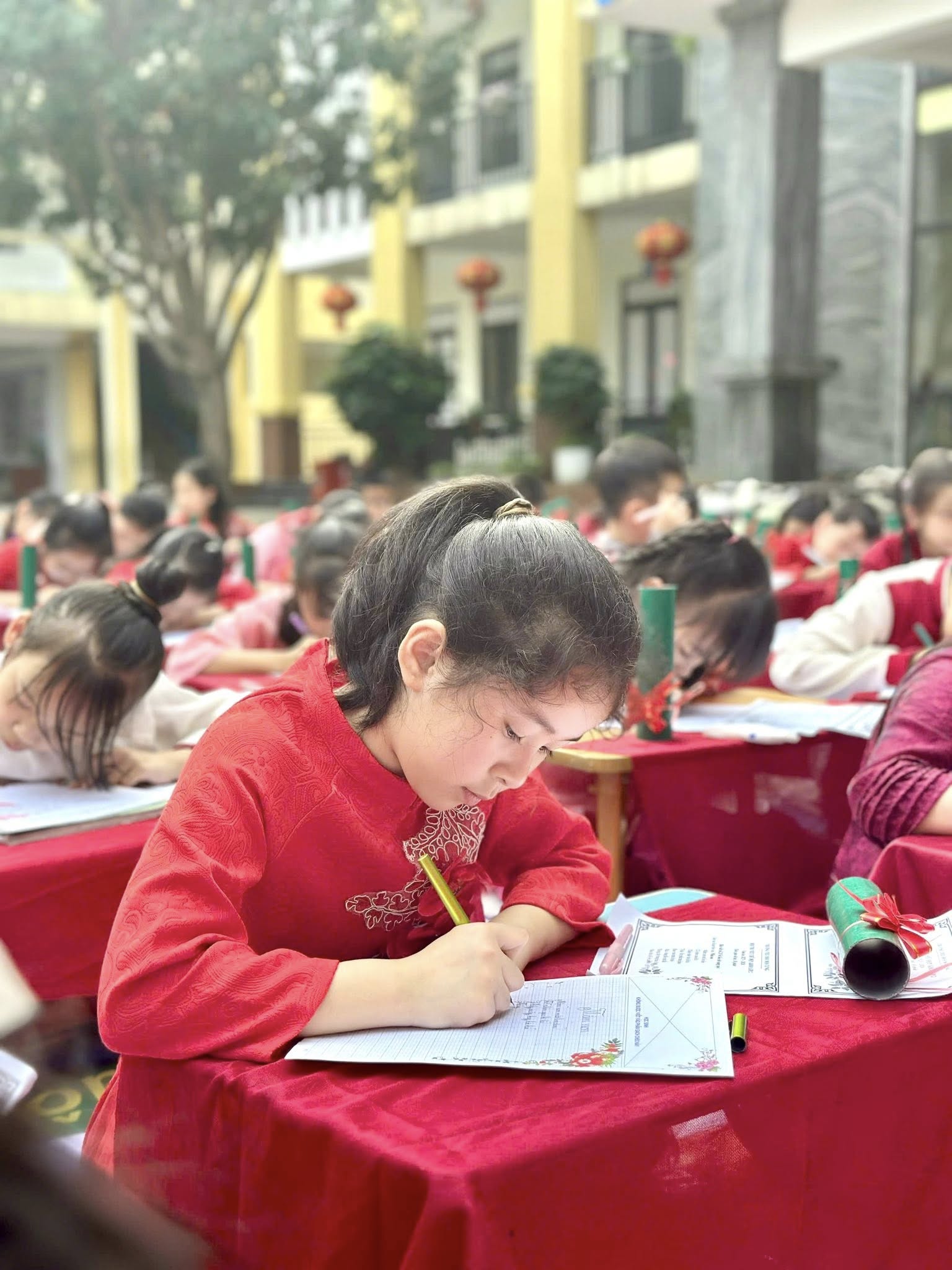 HỘI THI VIẾT CHỮ ĐẸP – “SẮC XUÂN TRONG TỪNG NÉT CHỮ” NĂM HỌC 2025 - 2026