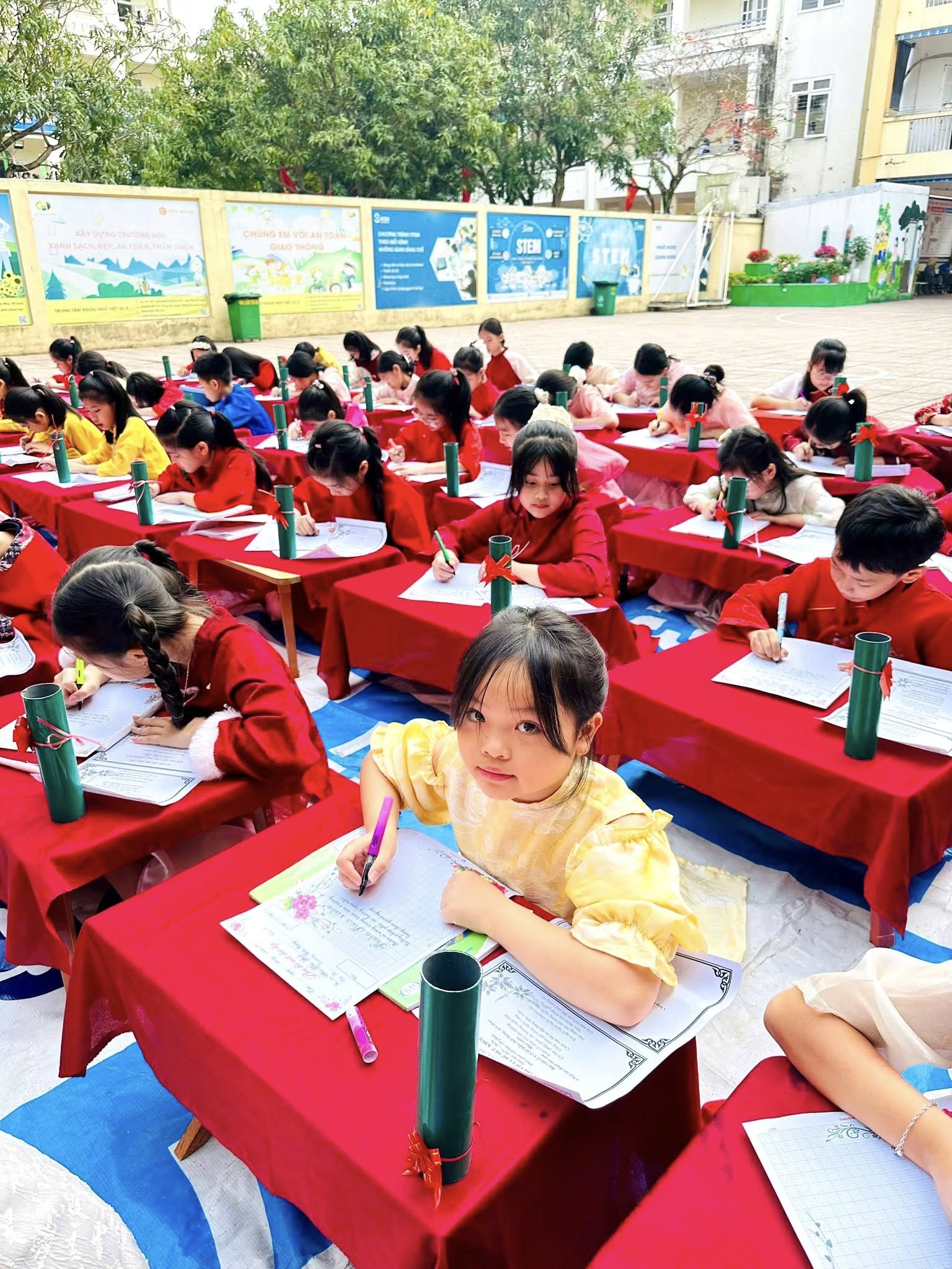 HỘI THI VIẾT CHỮ ĐẸP – “SẮC XUÂN TRONG TỪNG NÉT CHỮ” NĂM HỌC 2025 - 2026