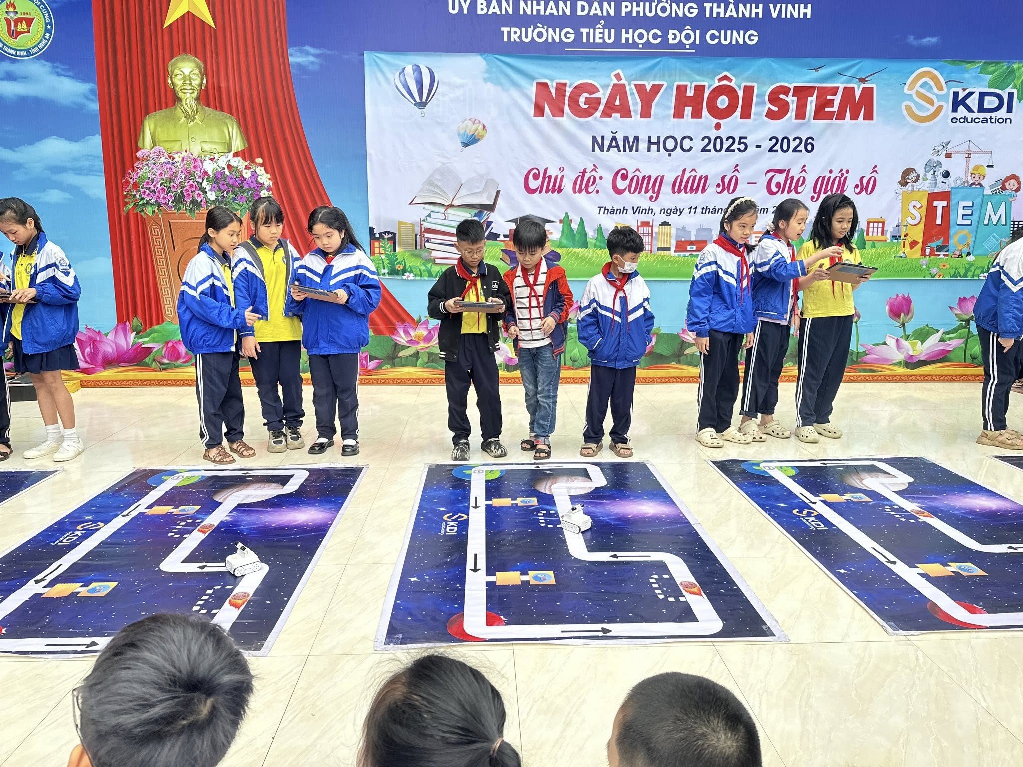 NGÀY HỘI STEM VỚI CHỦ ĐỂ “ CÔNG DÂN SỐ- THẾ GIỚI SỐ
