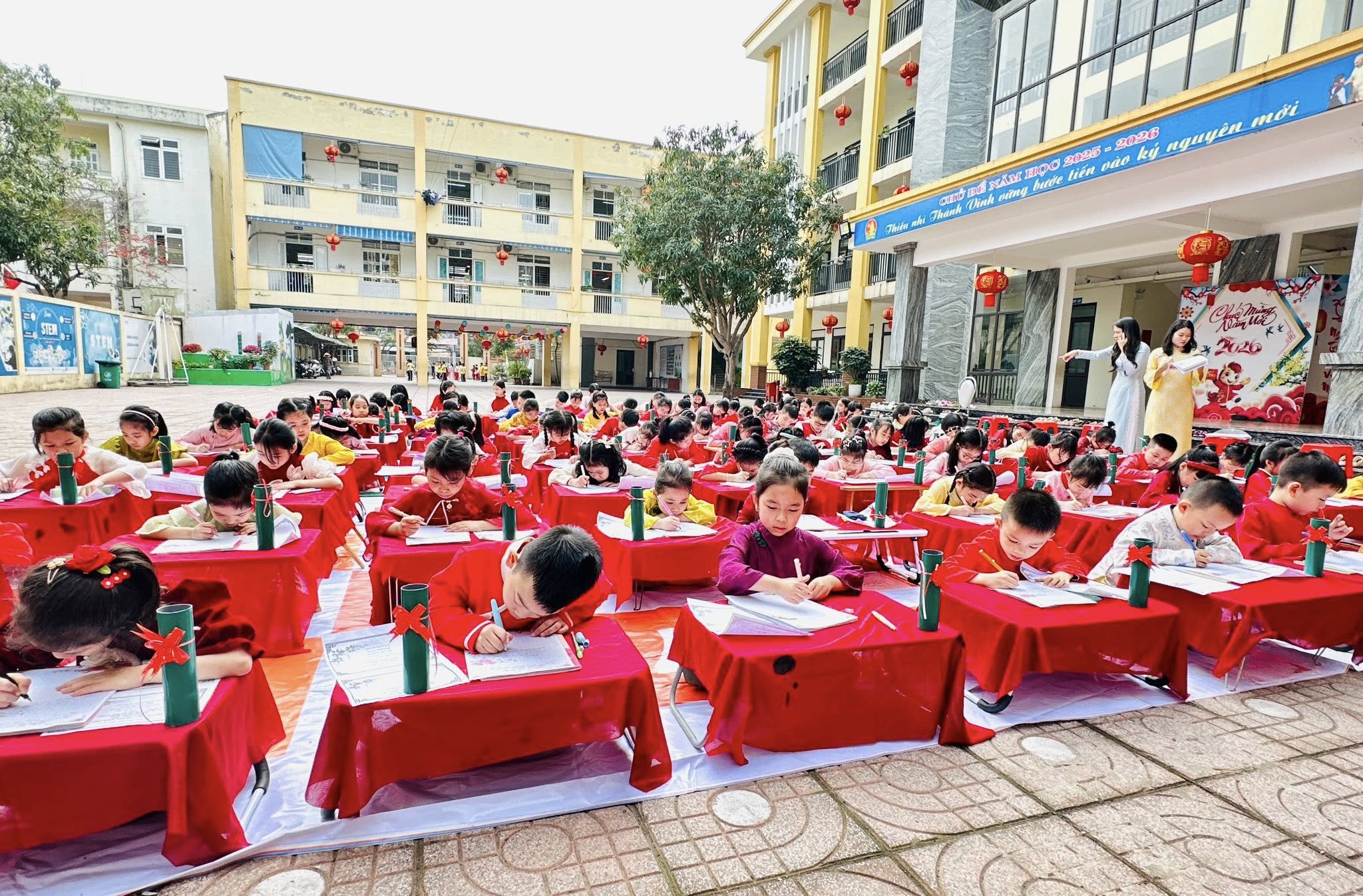 HỘI THI VIẾT CHỮ ĐẸP – “SẮC XUÂN TRONG TỪNG NÉT CHỮ” NĂM HỌC 2025 - 2026